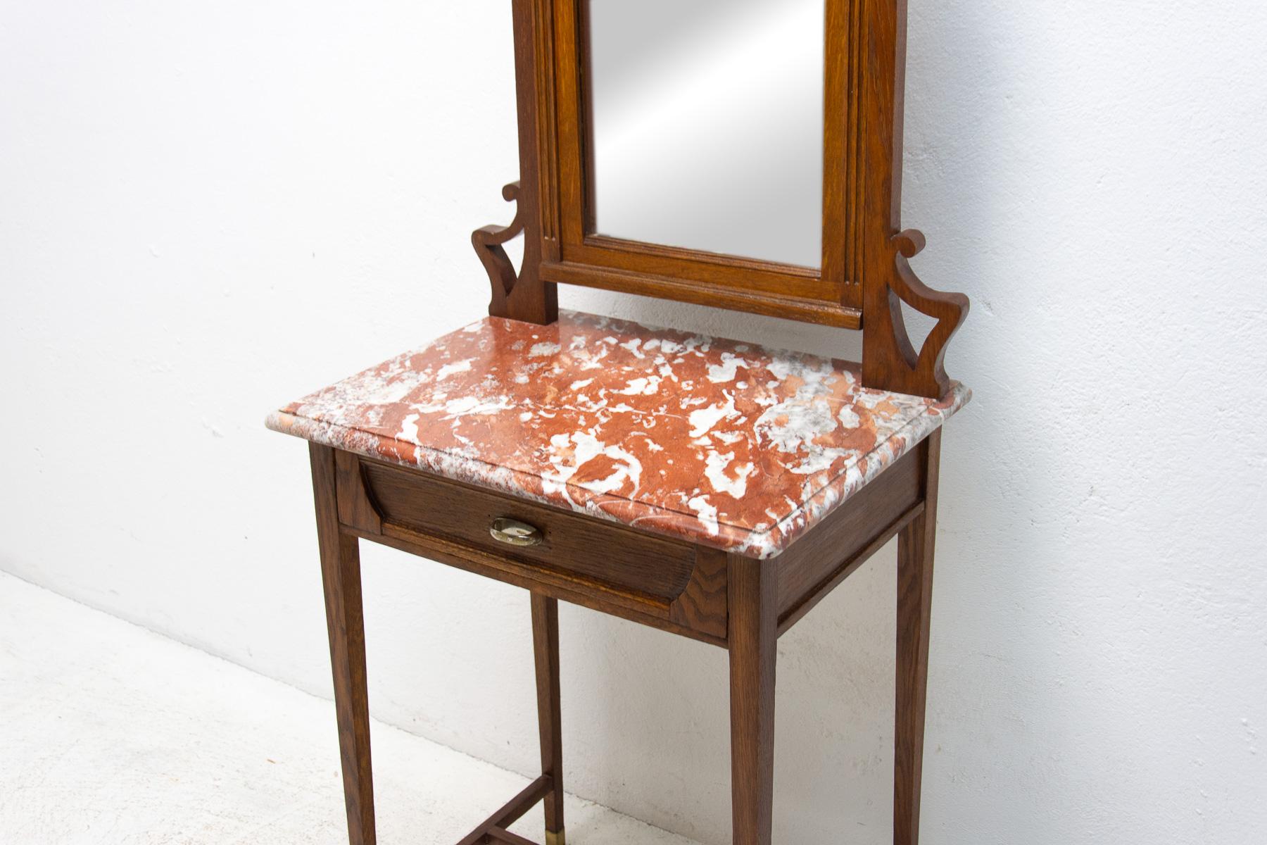 Viennese Secession Dressing Table with Mirror, 1910 For Sale 2