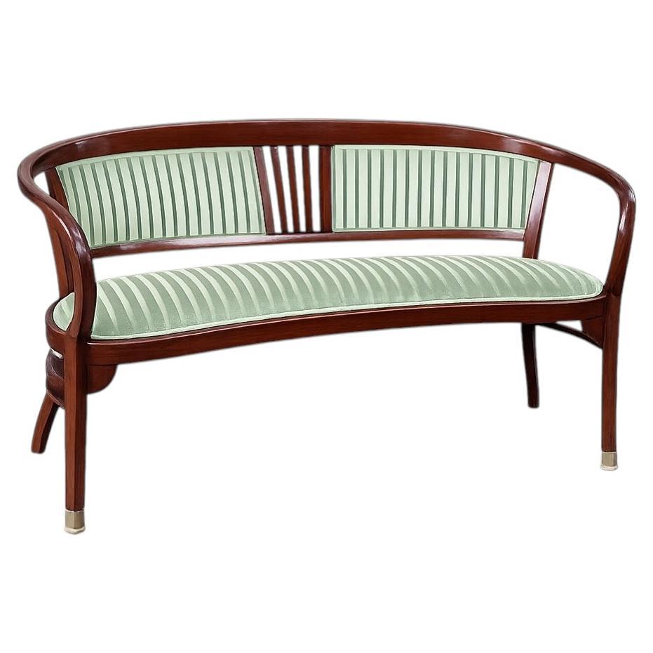 Viennese Secession Settee Josef Maria Olbrich 1900 For Sale