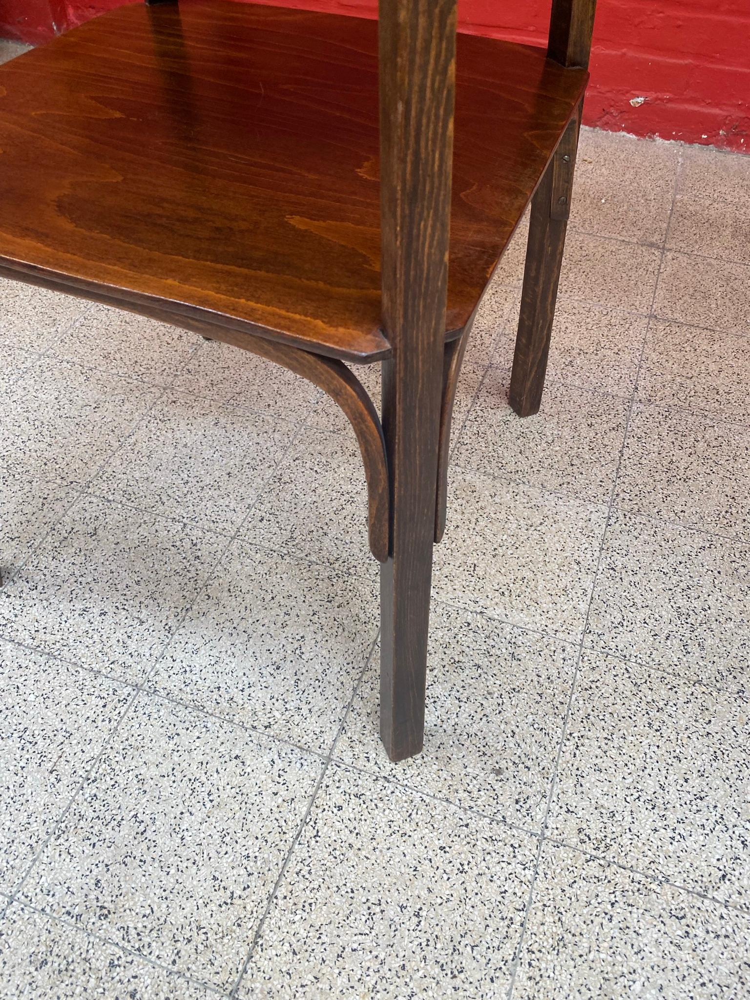 Vienna Secession Viennese Secession Side Table in Stained Beech circa 1900 For Sale