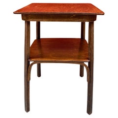 Viennese Secession Side Table in Stained Beech circa 1900