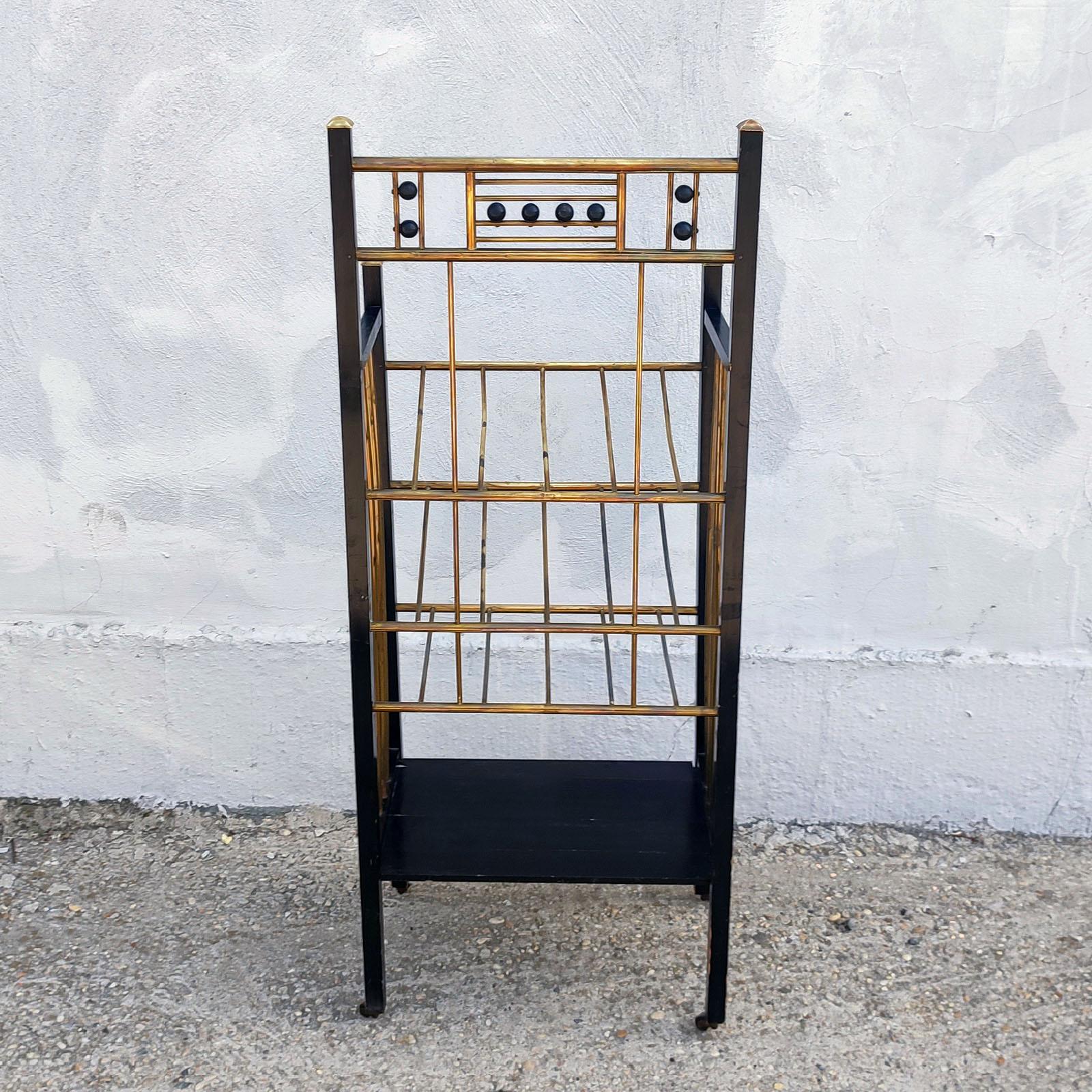Viennese Secession Stand or Etagere in the Style of Koloman Moser, circa 1900 For Sale 4