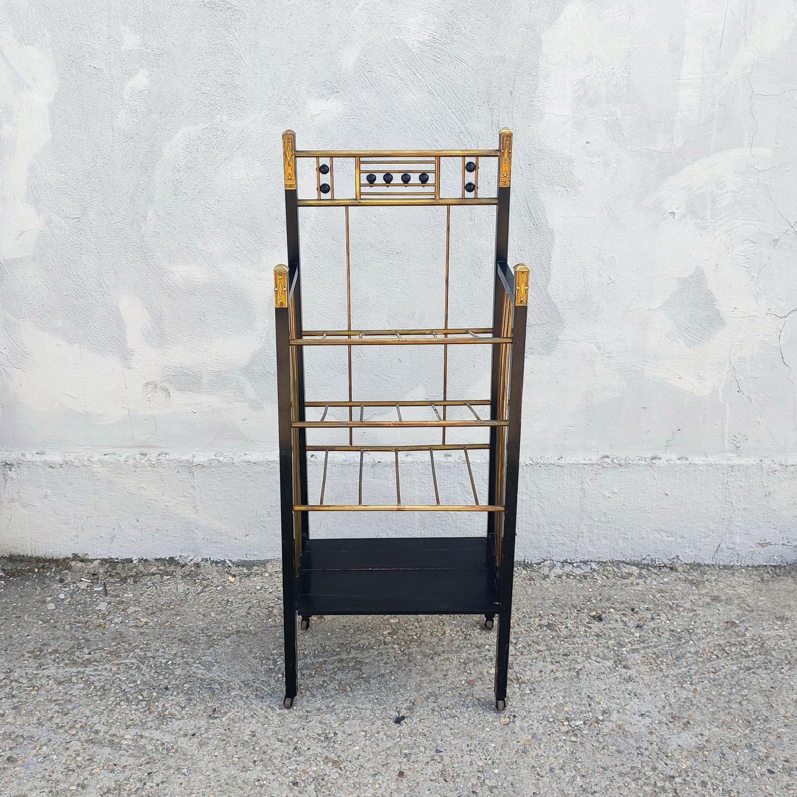Vienna Secession Viennese Secession Stand or Etagere in the Style of Koloman Moser, circa 1900 For Sale