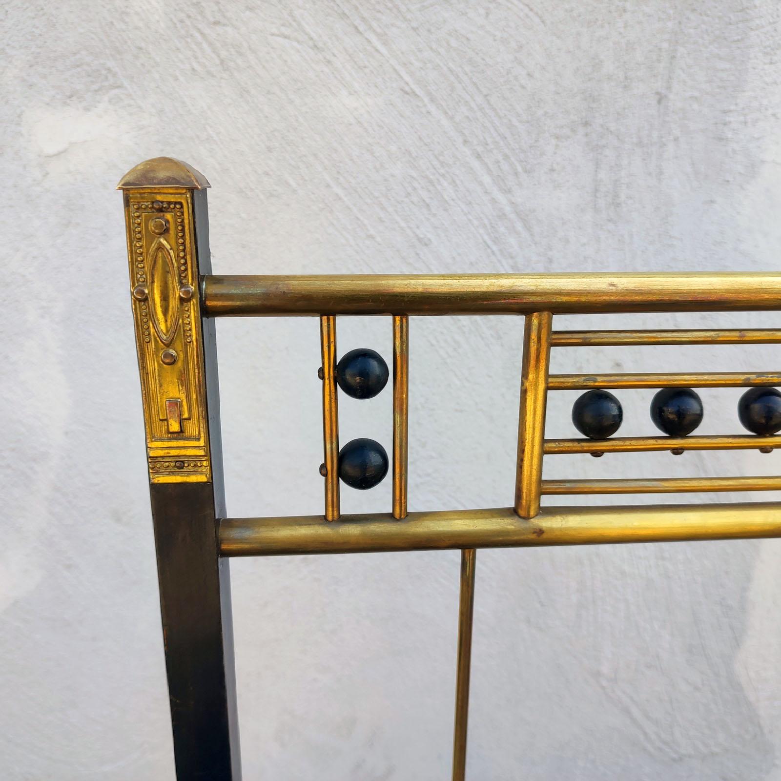 Brass Viennese Secession Stand or Etagere in the Style of Koloman Moser, circa 1900 For Sale