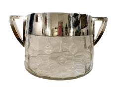 Viennese Secessionist 'Meteor' Glass Champagne Bucket Designed by Koloman Moser