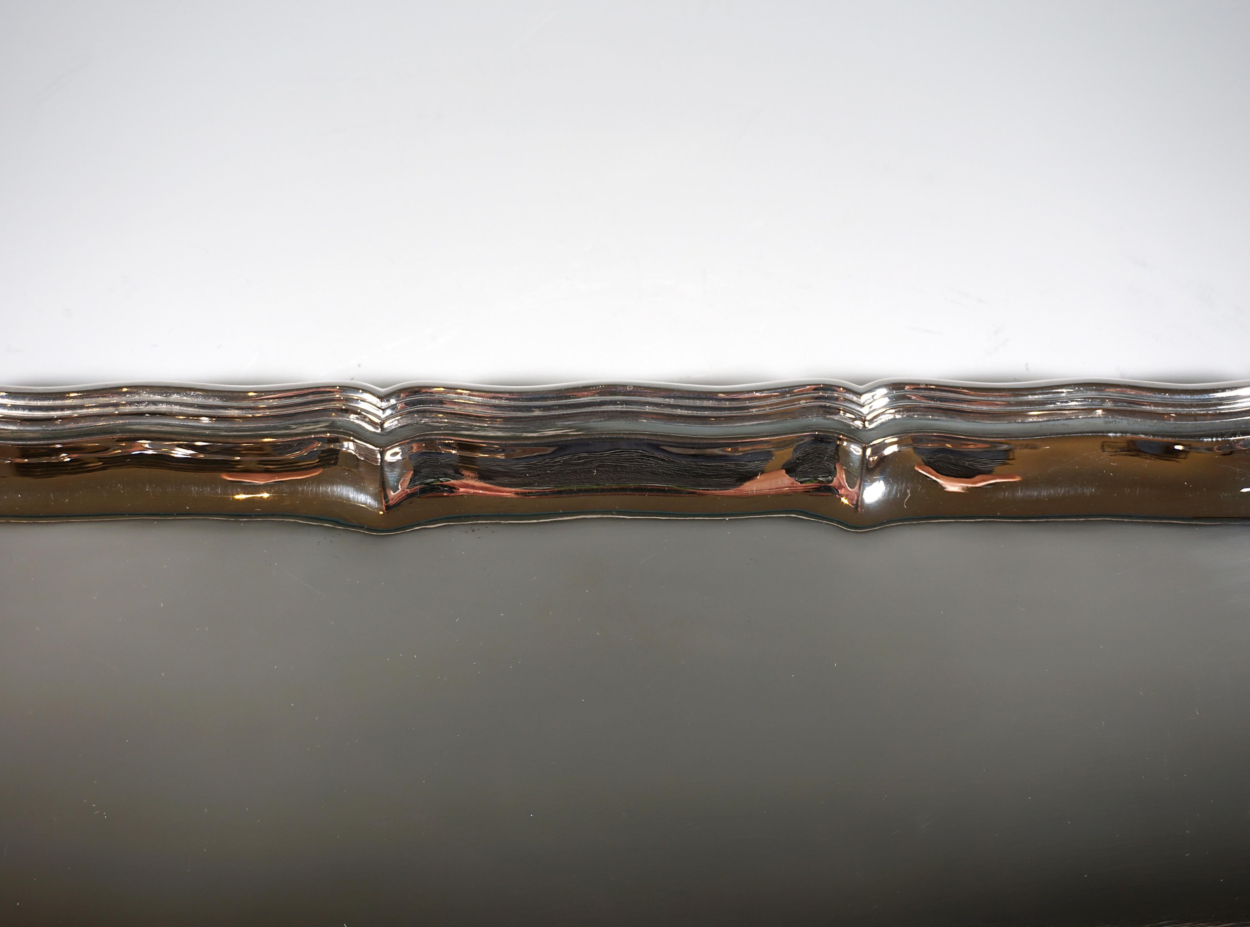 Bandeja Art Déco de plata vienesa de Jarosinski & Vaugoin, circa 1925 Art Decó en venta