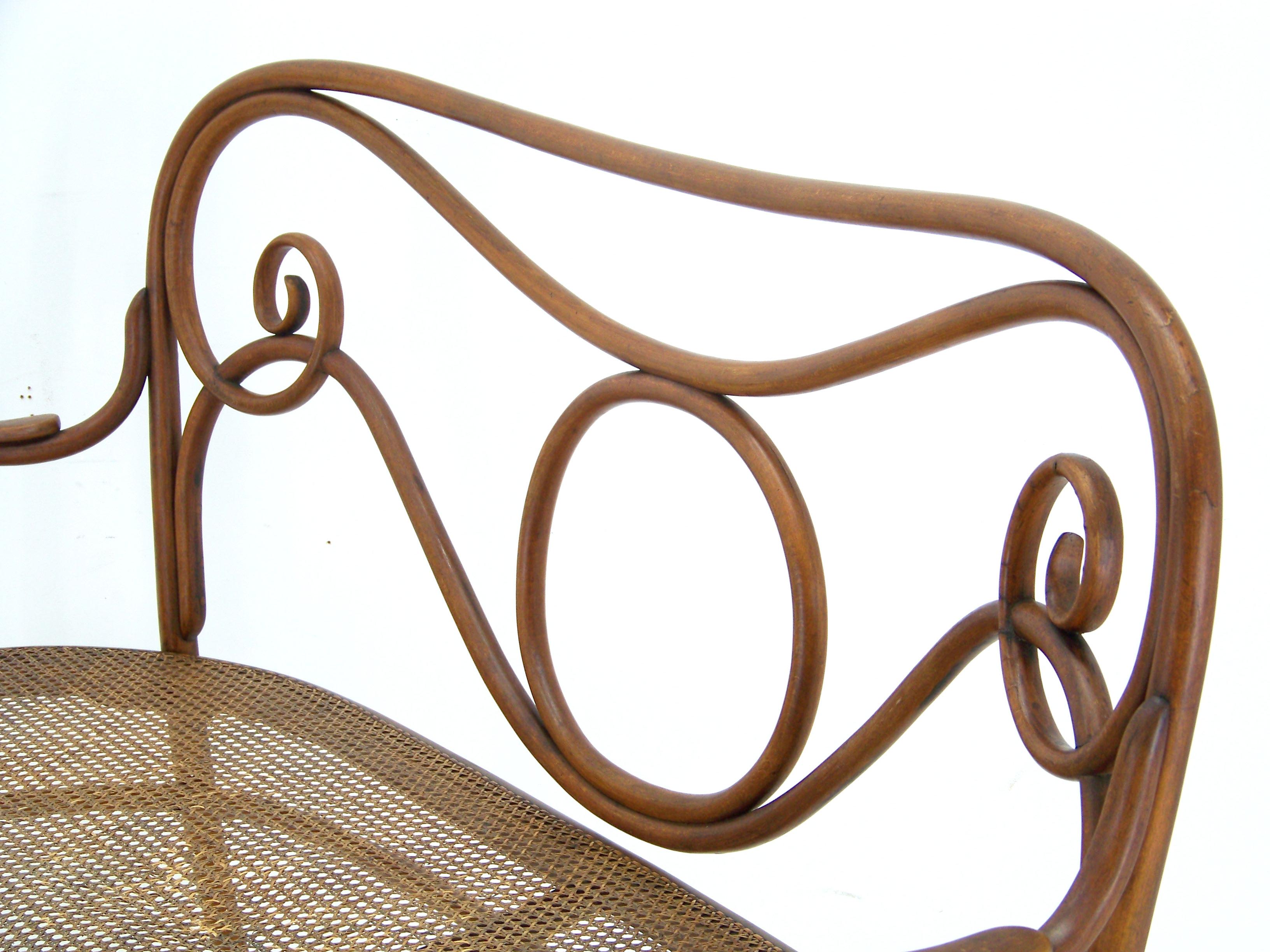 Sofá Vienés J&J Kohn Nr.8 Belle Époque en venta