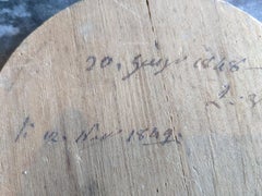 Viennese Table Pendulum Clock with Alabaster Columns and Brass Decorations, 1848