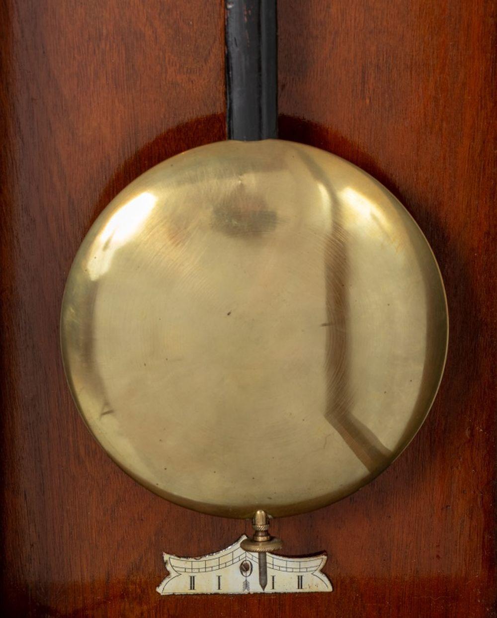 Viennese Walnut Single Weight Regulator In Good Condition For Sale In Astoria, NY