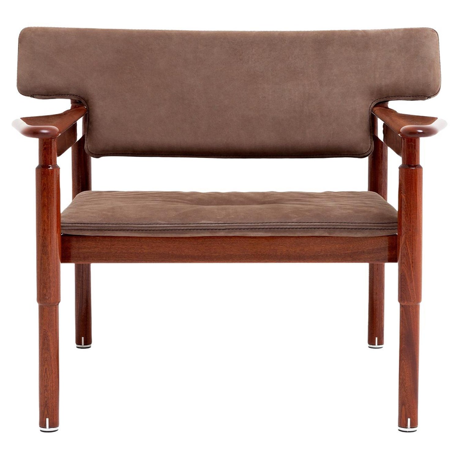 Vieste Slim Brown Armchair by Massimo Castagna For Sale at 1stDibs