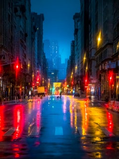 The Long Night - NYC Skyline Photography, 30"x40", signé, édition limitée à 10 exemplaires