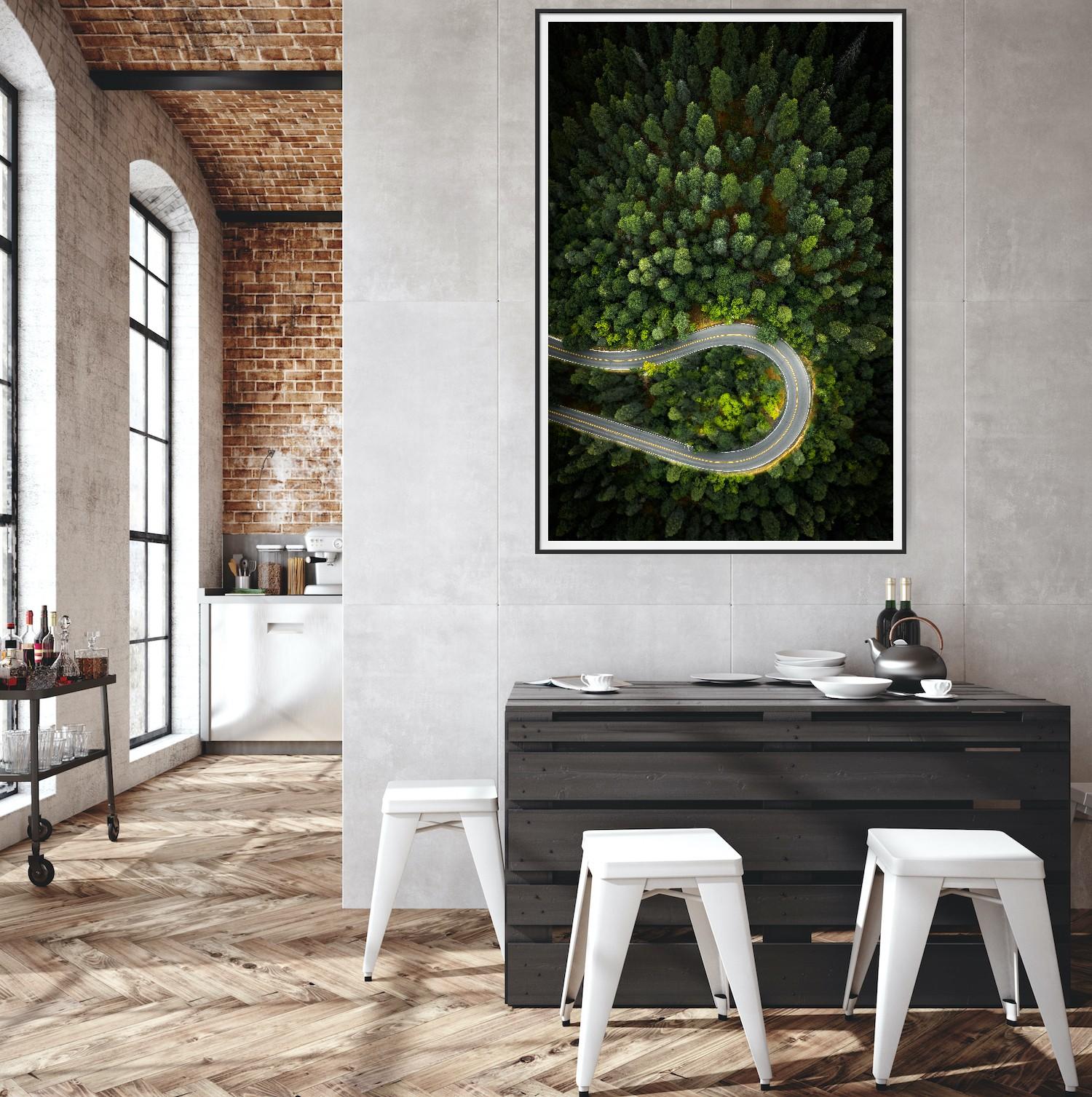 The Loop – Naturfotografie, 54 Zoll x 36 Zoll, signiert, limitierte Auflage von 5 Stück (Naturalismus), Photograph, von Viet Chu