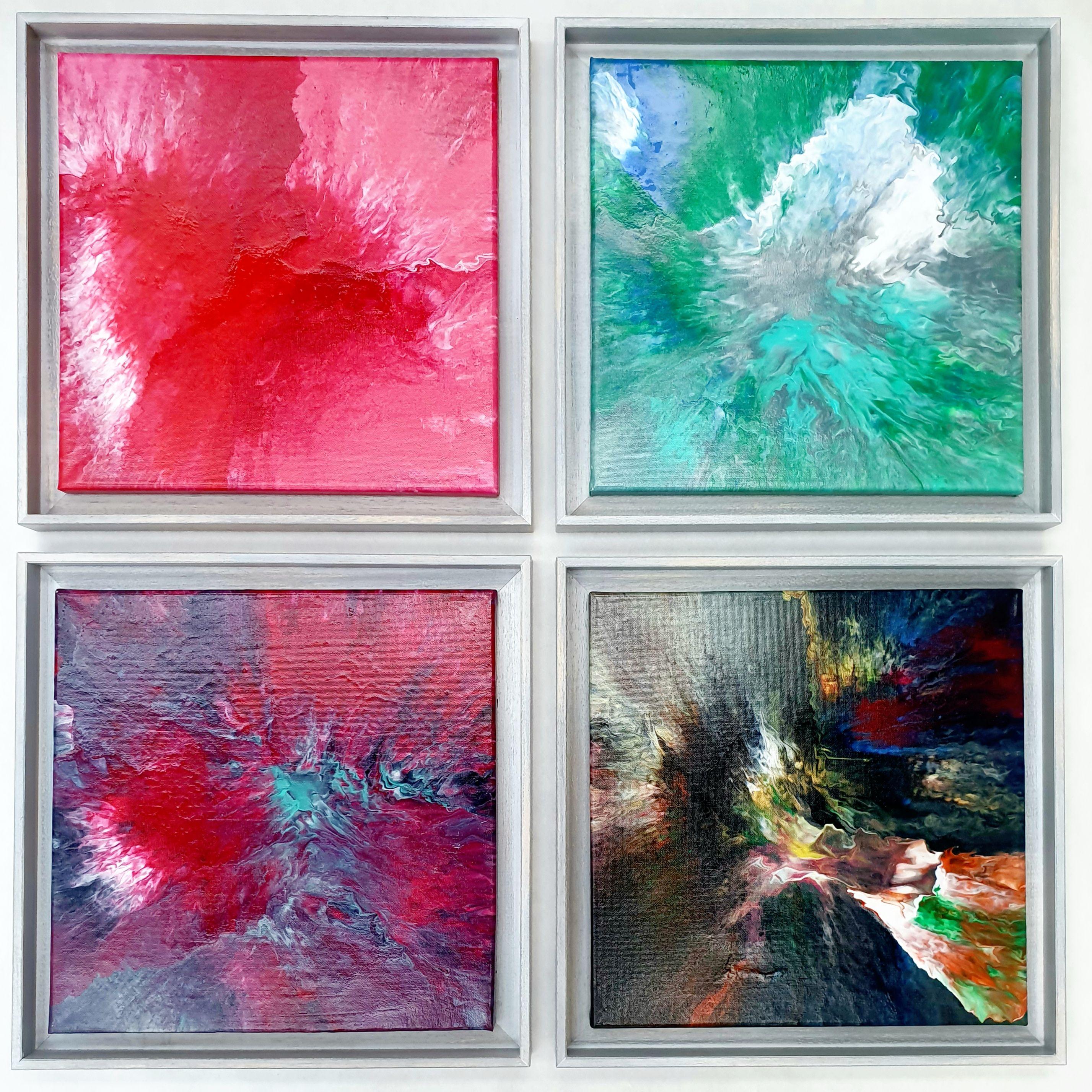 Abstract Painting de Viet Ha Tran - Hermoso Universo, Pintura, Acrílico sobre lienzo