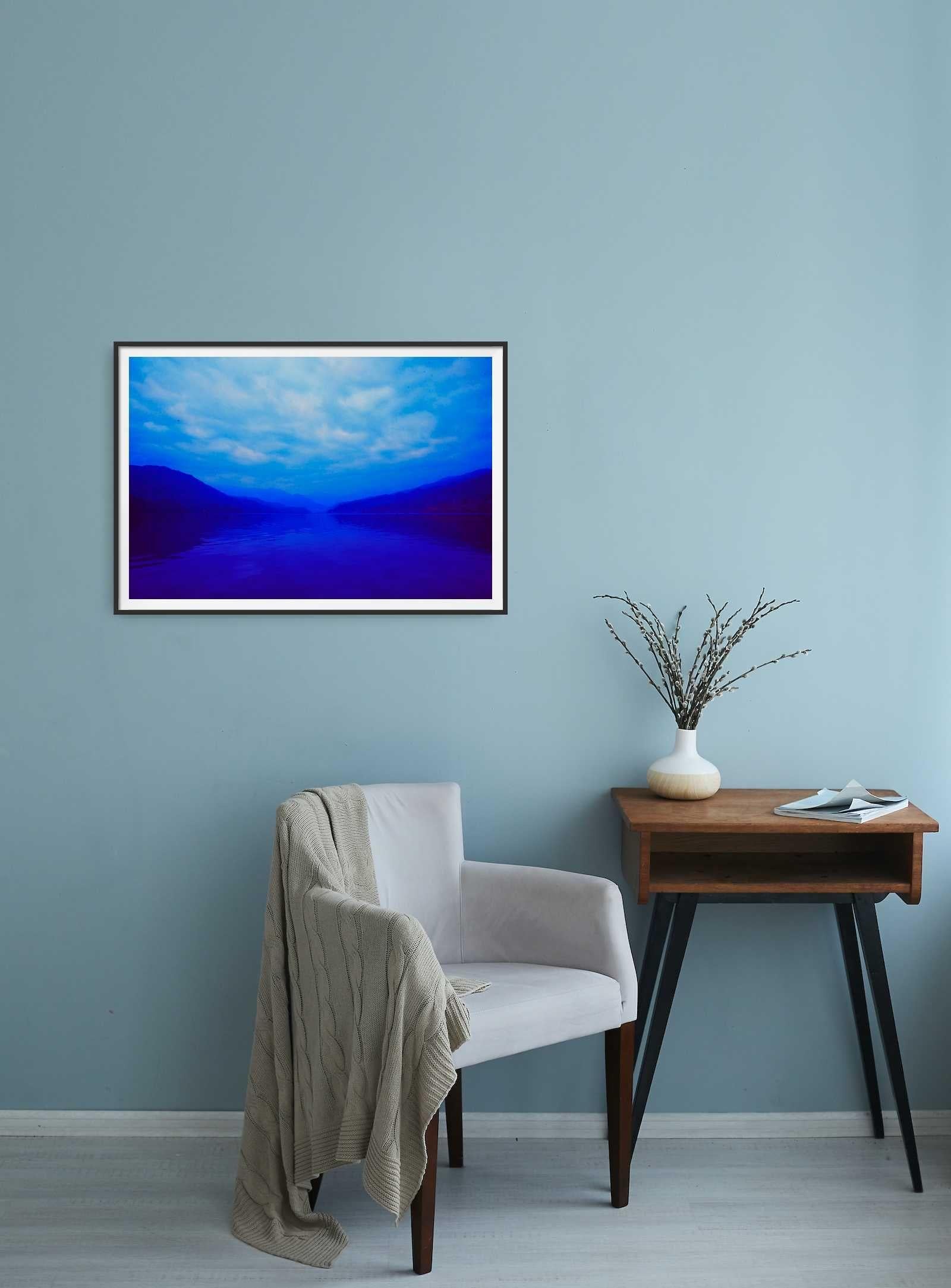 Dark Blue Lagoon, Photograph, C-Type For Sale 1