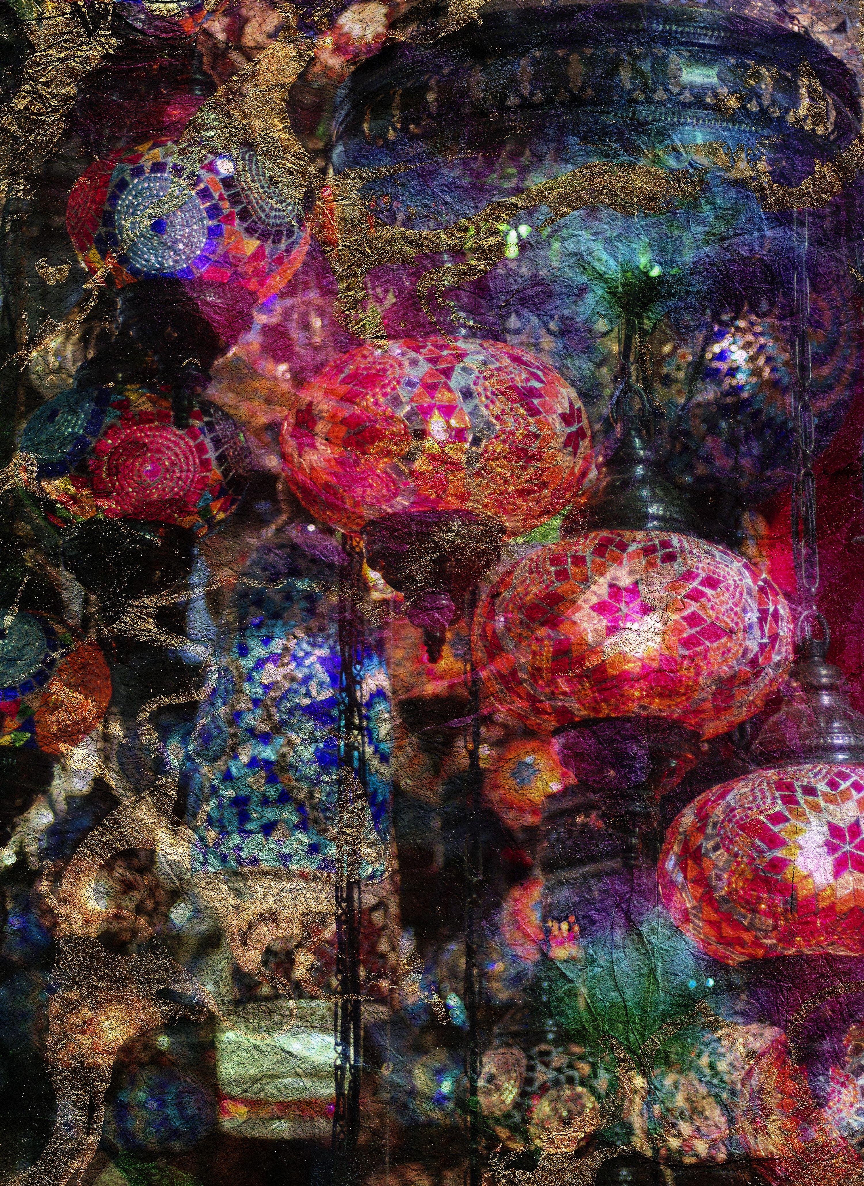 Viet Ha Tran Color Photograph – Magische Lichter in Istanbul I, Foto, C-Typ