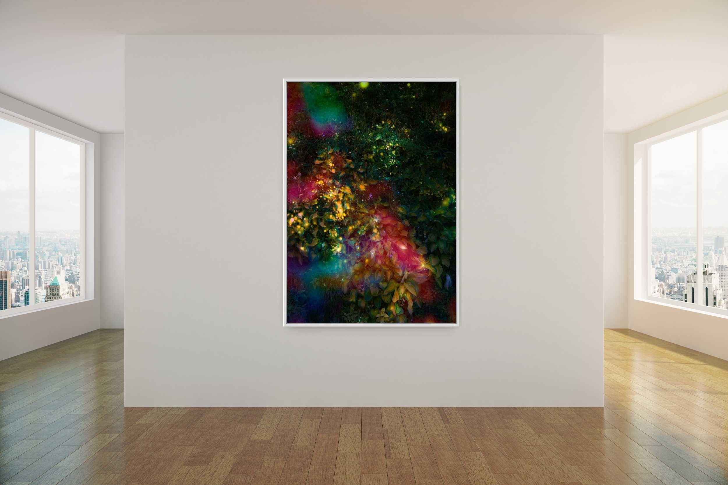 (Edizione Museo) Wall of Nature XVII, fotografia, C.C. - Color Photograph Nero di Viet Ha Tran