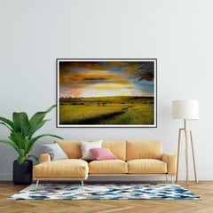 Sunset in Arlanzon, Photograph, C-Type