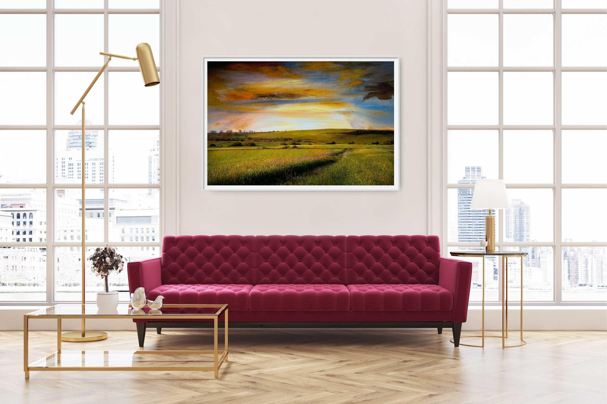 Arlanzon ist eine kleine Stadt im Norden Spaniens. Dieses Kunstfoto wurde aus einem Foto, das ich aufgenommen habe, und Gemäldetexturen erstellt.    Erhältlich in zwei Größen:  - Medium Auflage: 70 x 105 cm: 20 Exemplare  - Große Auflage: 100 x 150