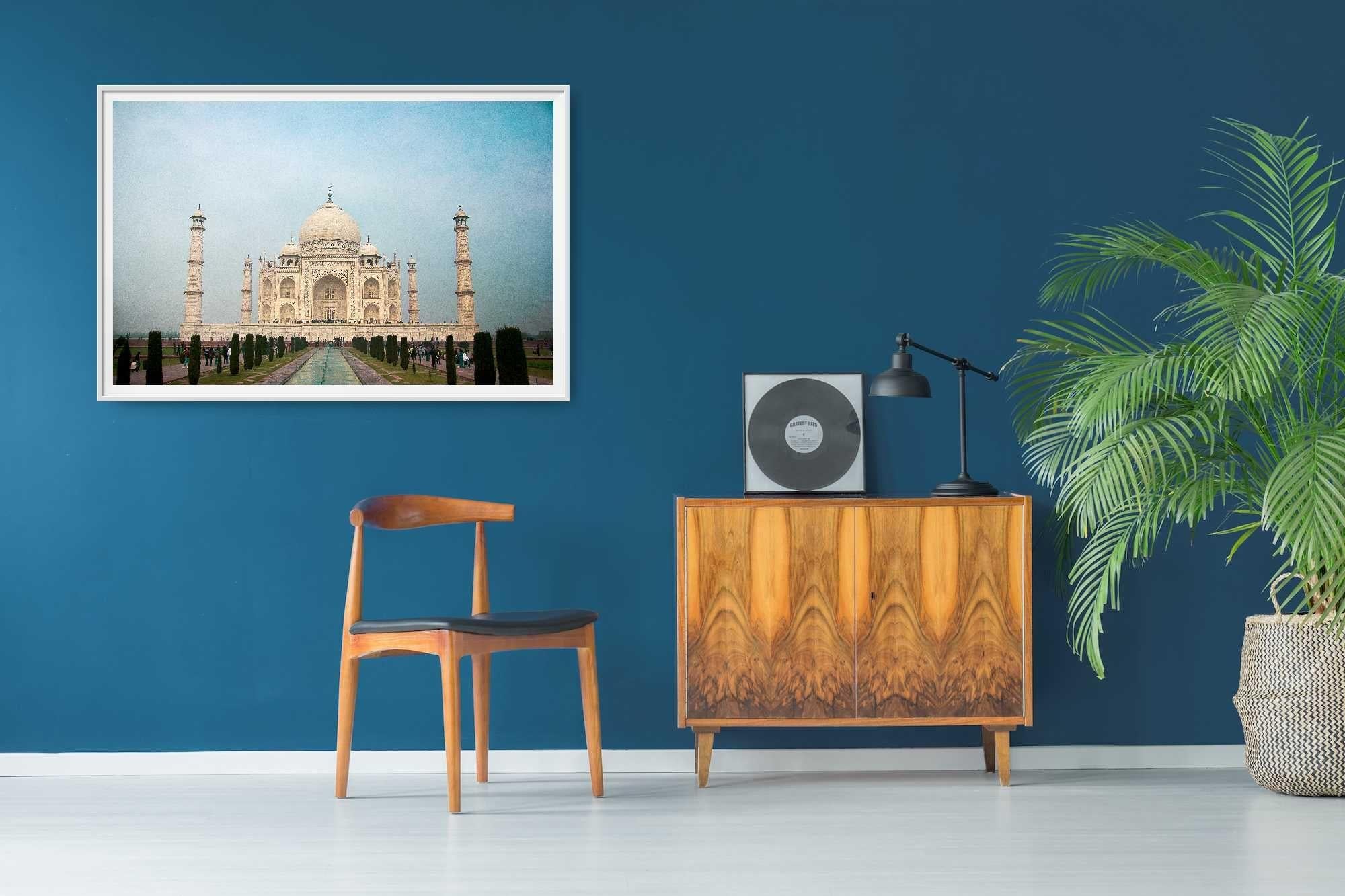 Das blaue Taj Mahal, Fotografie, Typ C-Typ (Sonstige Kunststile), Photograph, von Viet Ha Tran