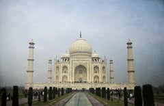 The blue Taj Mahal, Photograph, C-Type