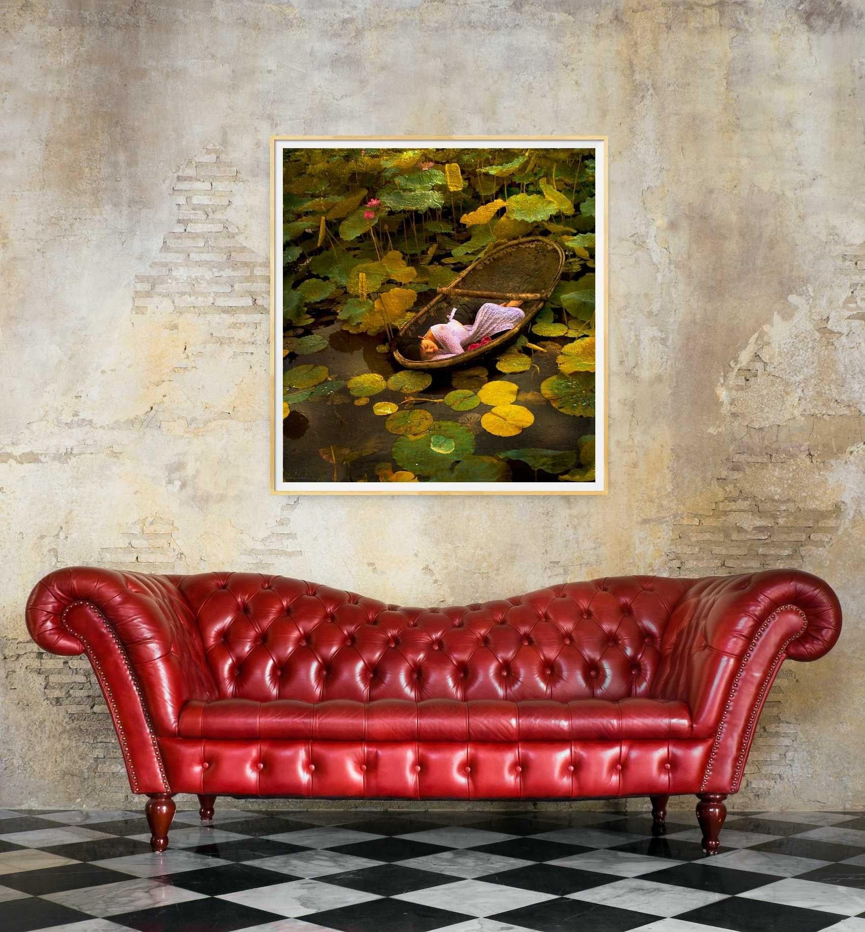 The Golden Lotus Lake, Photograph, C-Type For Sale 1