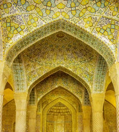 Yellow arch in Iran, Photograph, C-Type