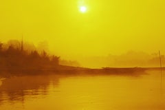 Yellow Morning in Nepal, Photograph, C-Type