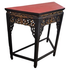 Vietnam red black Console  Table wood table