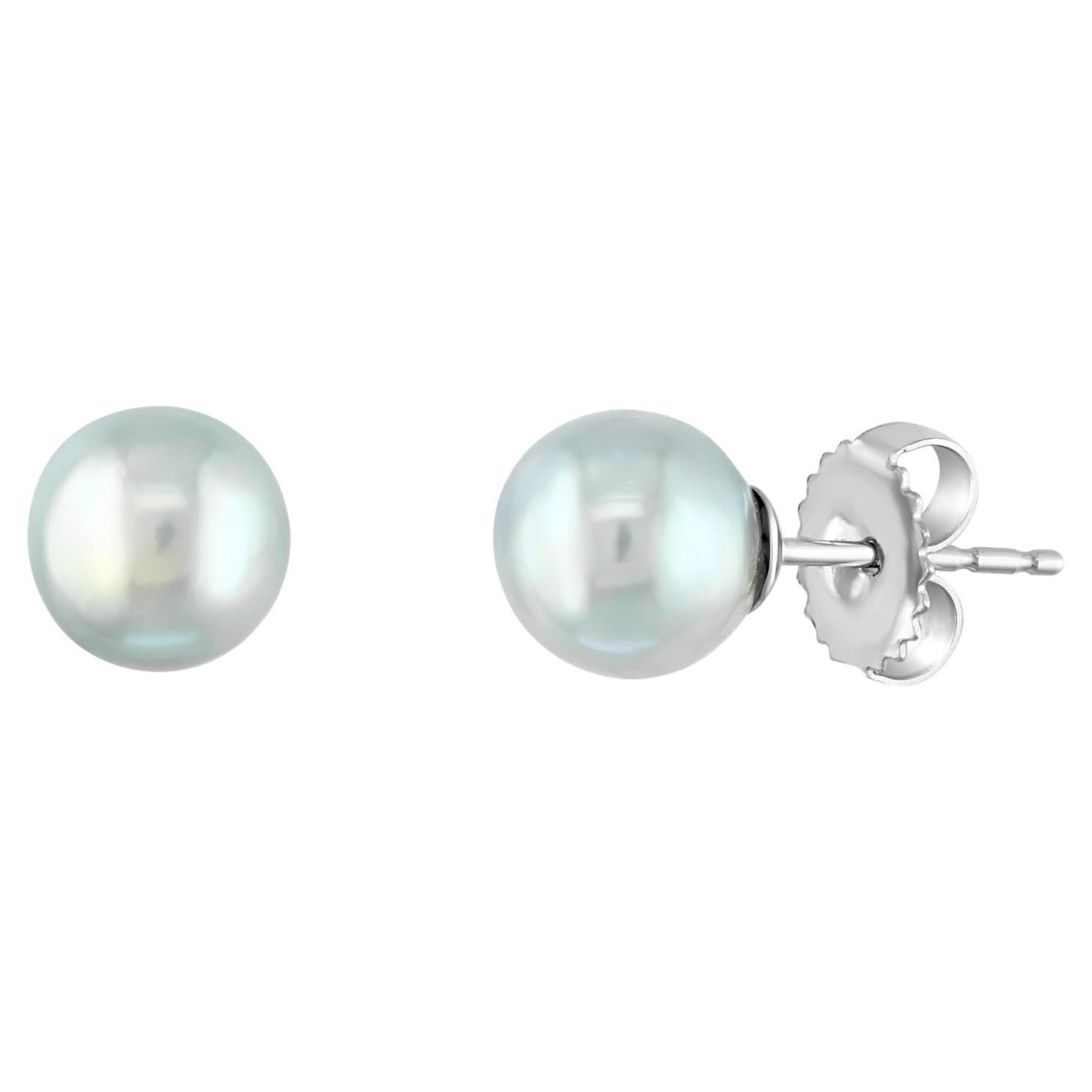 11-12MM Natural baroque white pearl earrings 925 silver gift Fashion Wedding 