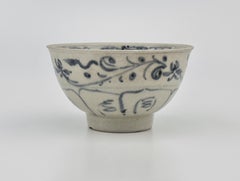 Vietnamese Blue And White Bowl Circa 15th Century