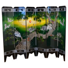 Used Vietnamese Folding Floor Screen