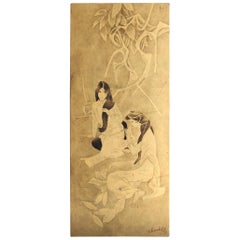 Vintage Vietnamese Lacquer by Thanh Ley