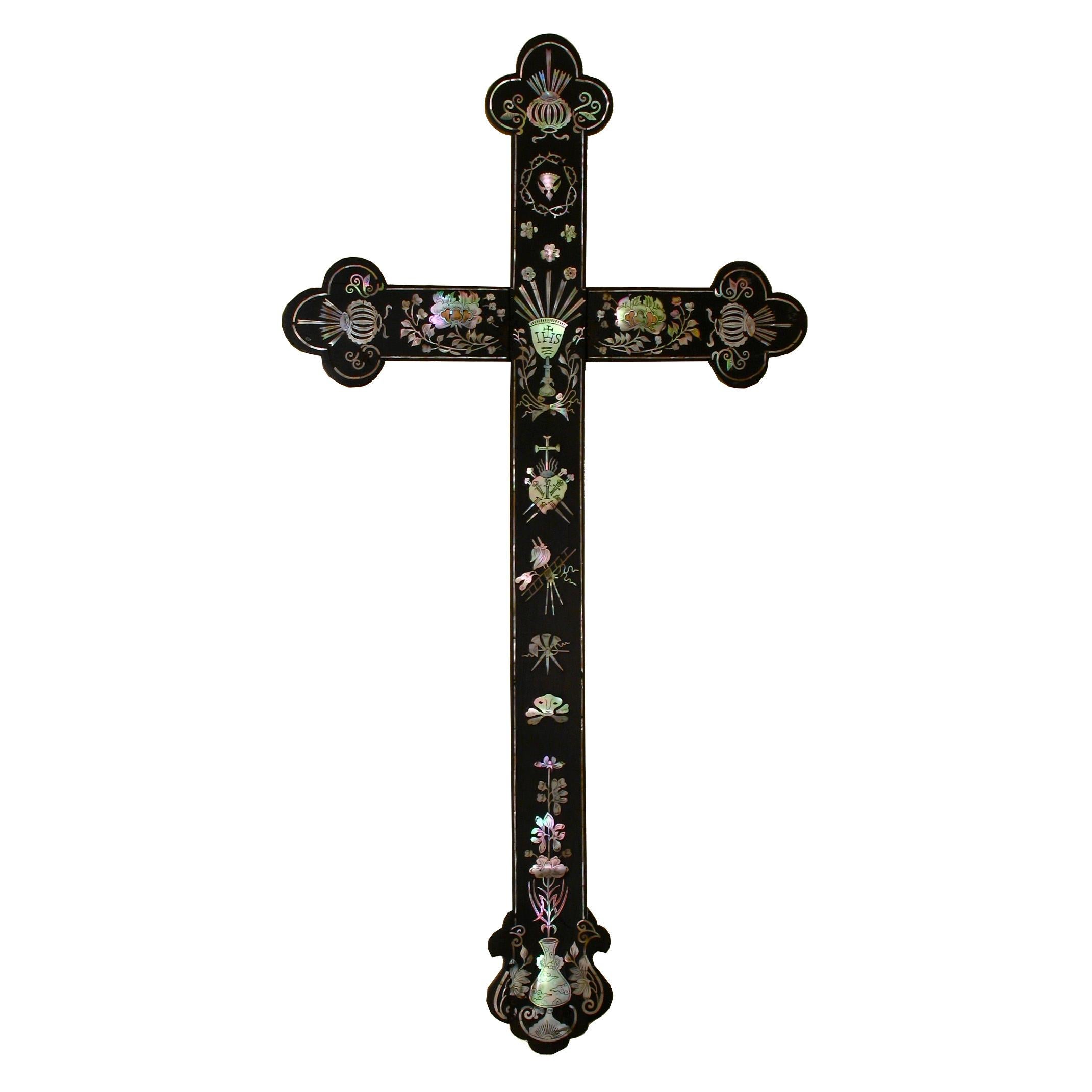 Vietnamese/Southern Chinese Catholic Latin Cross For Sale