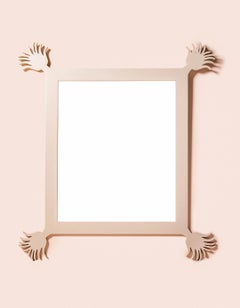 Vieux Mirror in White Dove