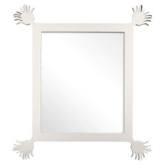 Vieux Mirror in White Dove