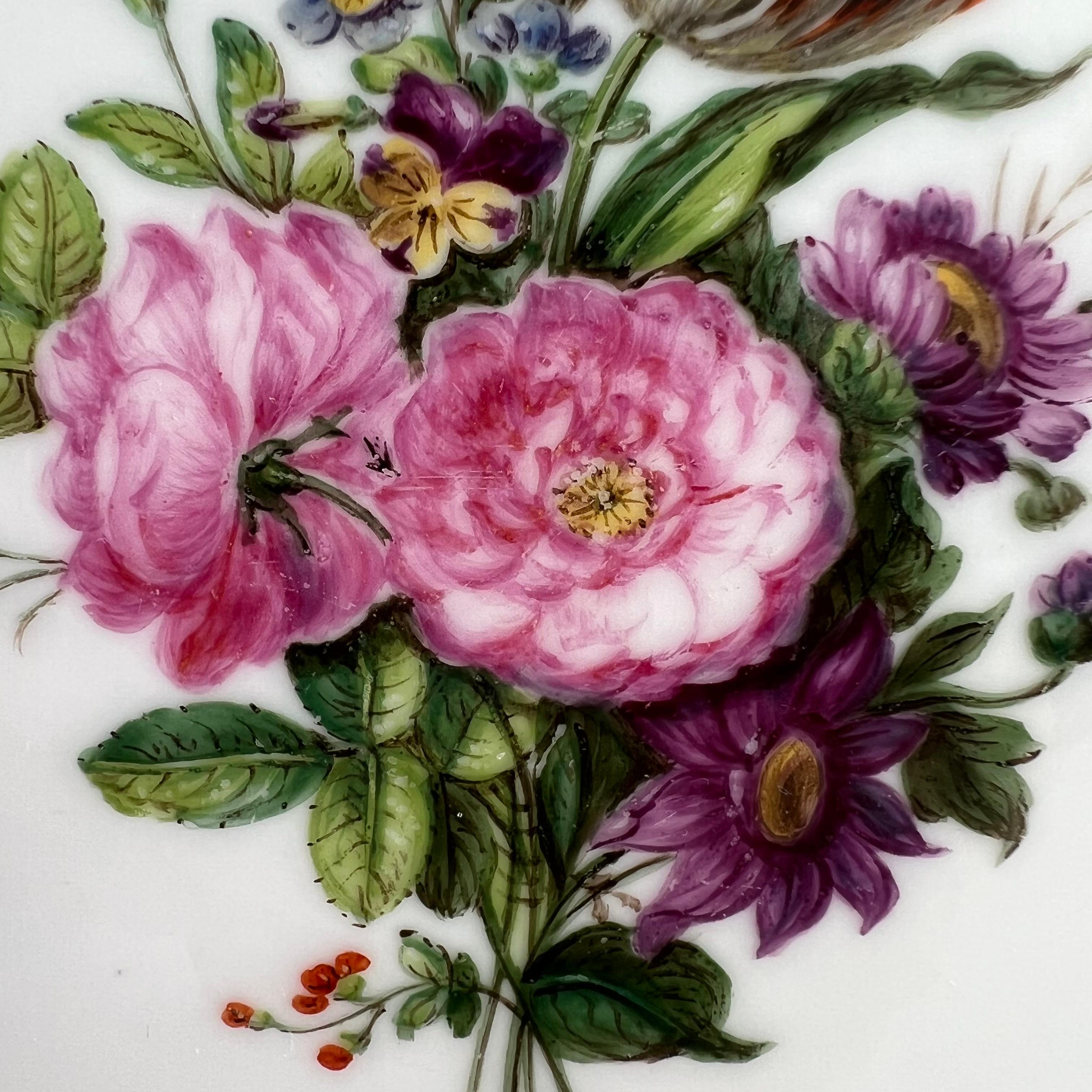Vieux Paris Feuillet Set of 6 Plates, French Green, Gilt and Flowers, 1817-1834 10