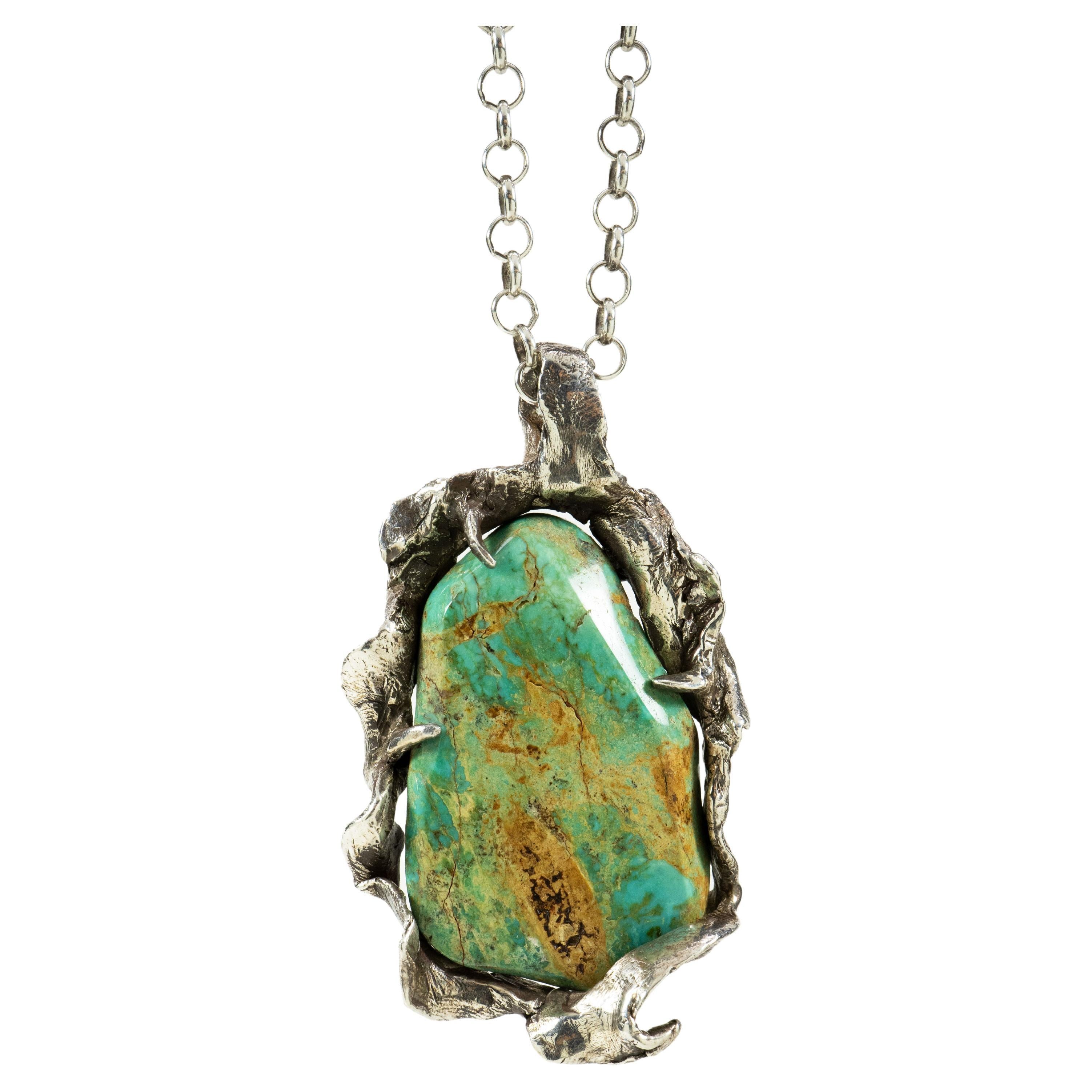 View from the Sky (Turquoise Pendant) by Ken Fury