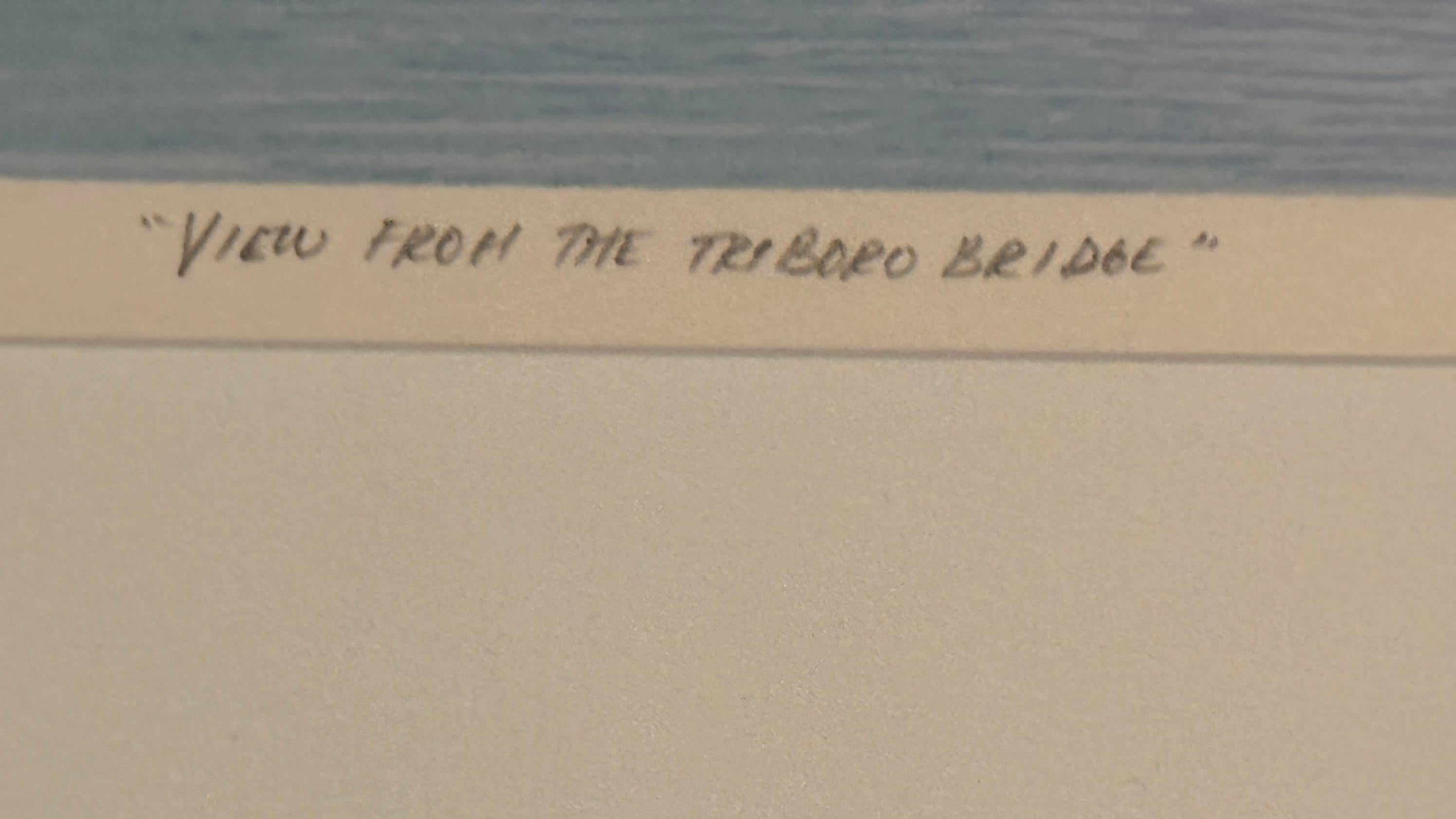 „View From The Triboro Bridge“ AP von Richard Chiriani im Angebot 1