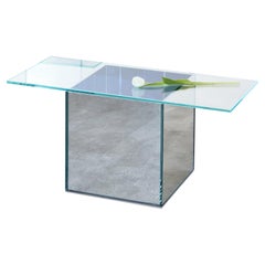 VIEW Glass Mirror Accent Coffee Table by Caroline Chao