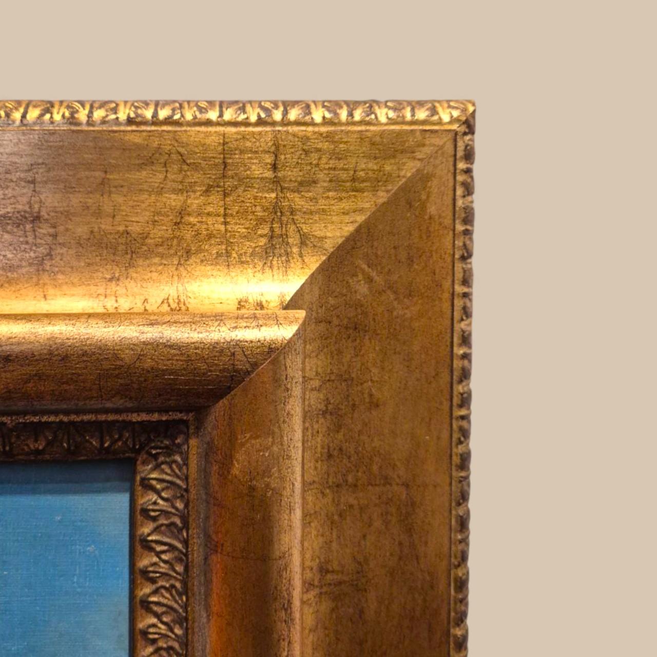 Ansicht eines Mittelmeerhafens, Öl auf Leinwand, signiert von Malfroy-Savigny, 1930 im Angebot 6