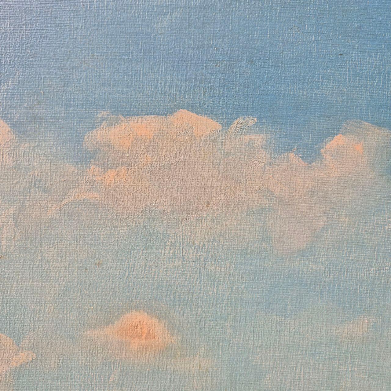 Ansicht eines Mittelmeerhafens, Öl auf Leinwand, signiert von Malfroy-Savigny, 1930 (Geölt) im Angebot