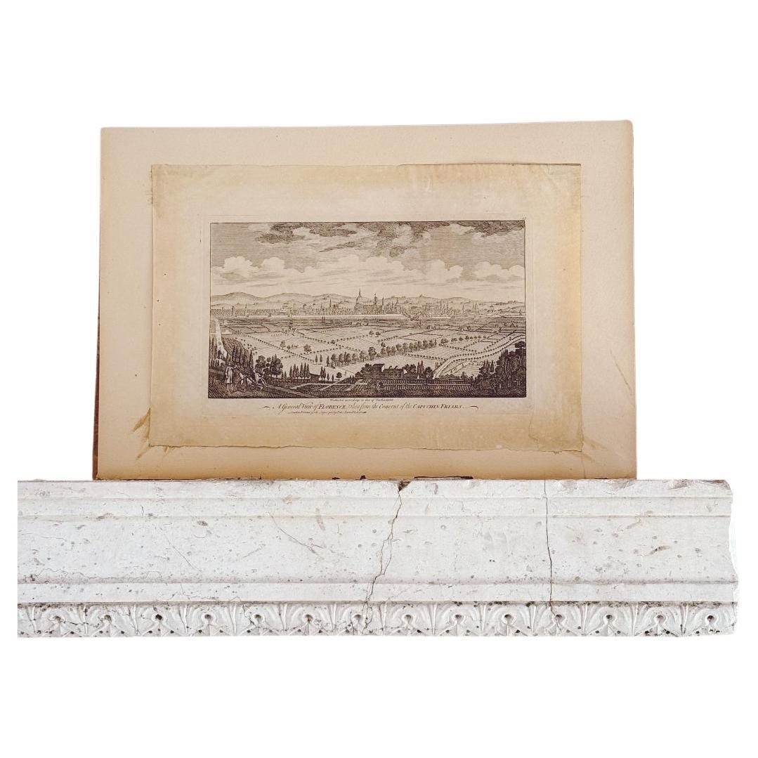 Veduta di Firenze Acqua Forte Incisione del 1800
