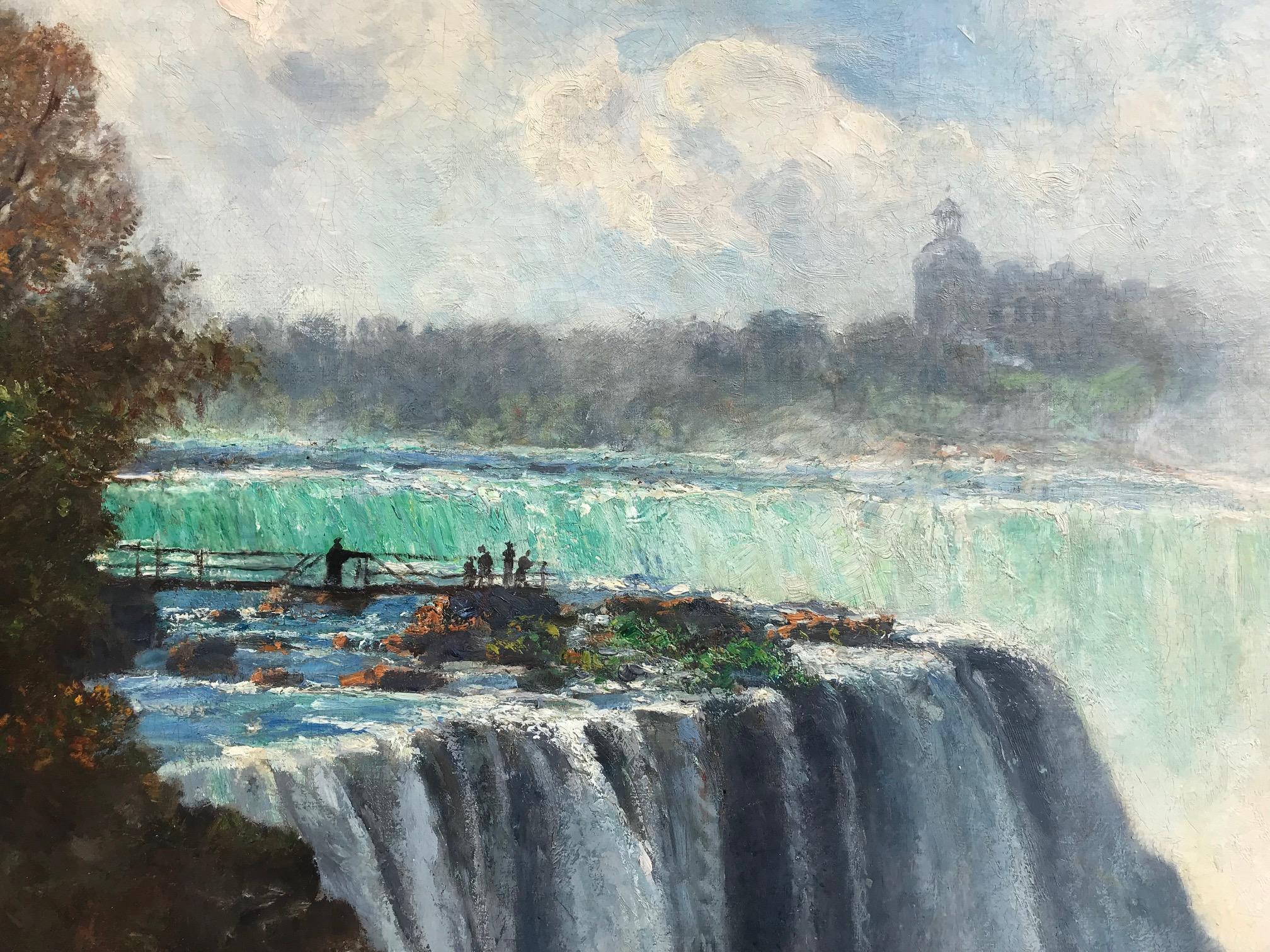 Beaux Arts View of Horseshoe Falls, Niagara For Sale