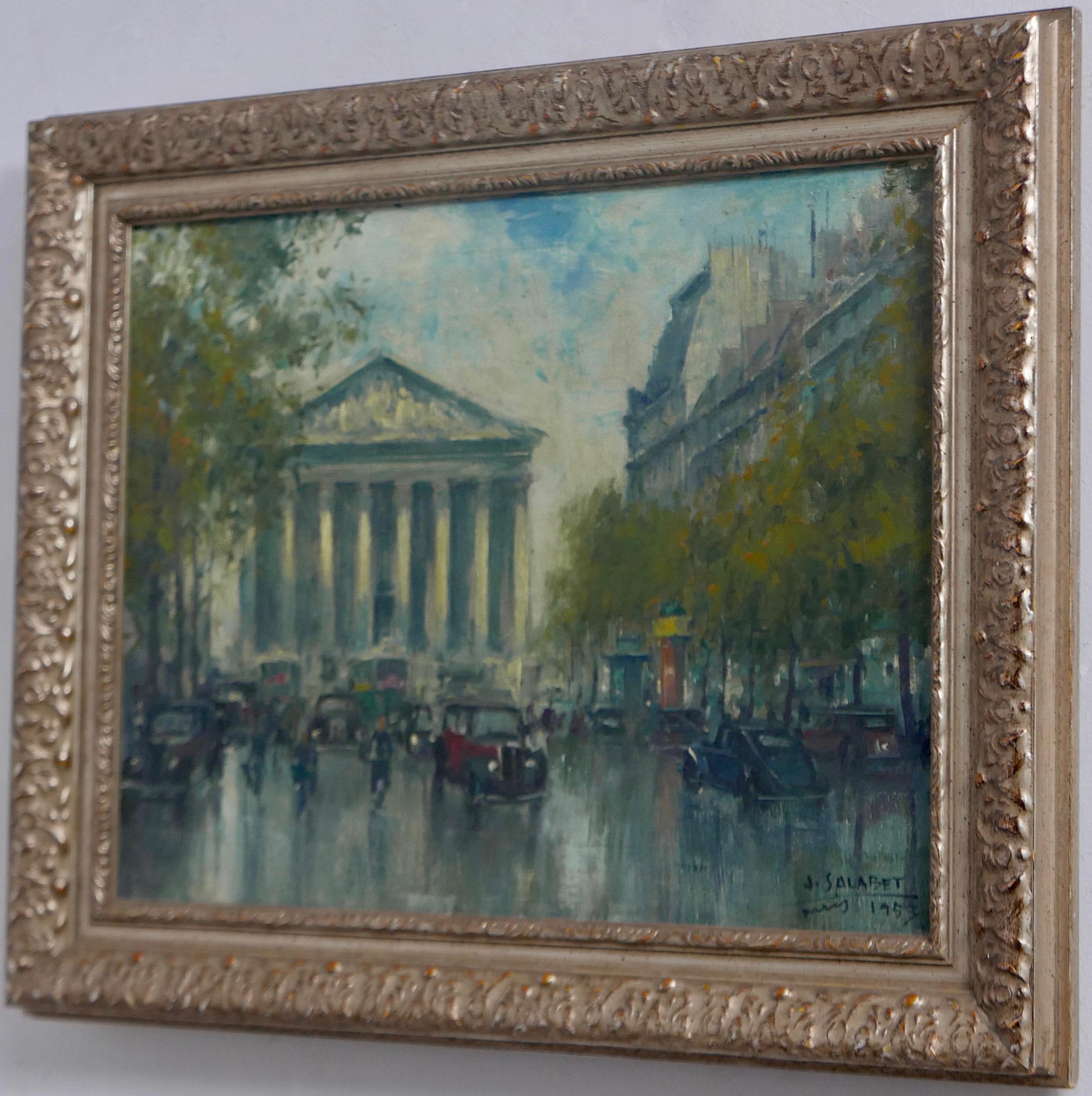 20th Century View of 'La Madeleine' by Jean Salabet, Dated 1953 For Sale