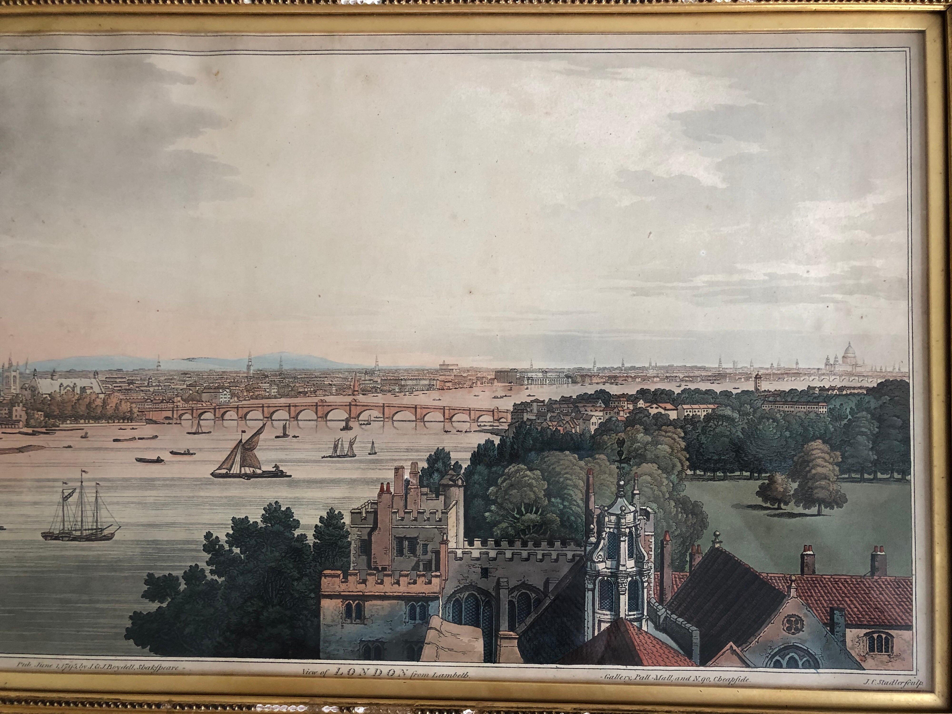 View of London From Lambeth Francis Harvey , Gallery Pall-Mall, London, 1795 5