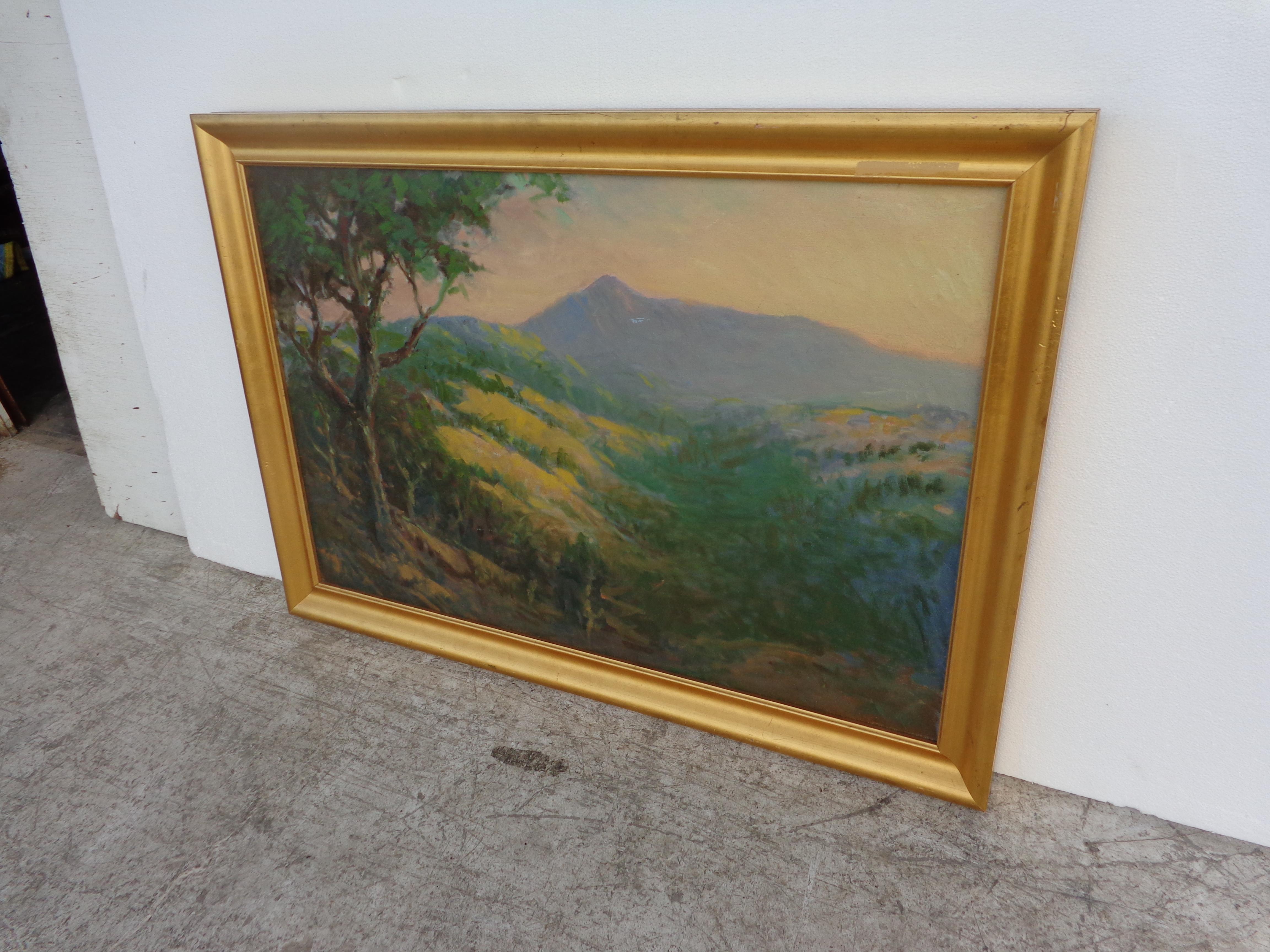 American View of Mt Shasta Attributed to Mihran Kevork Serailian For Sale