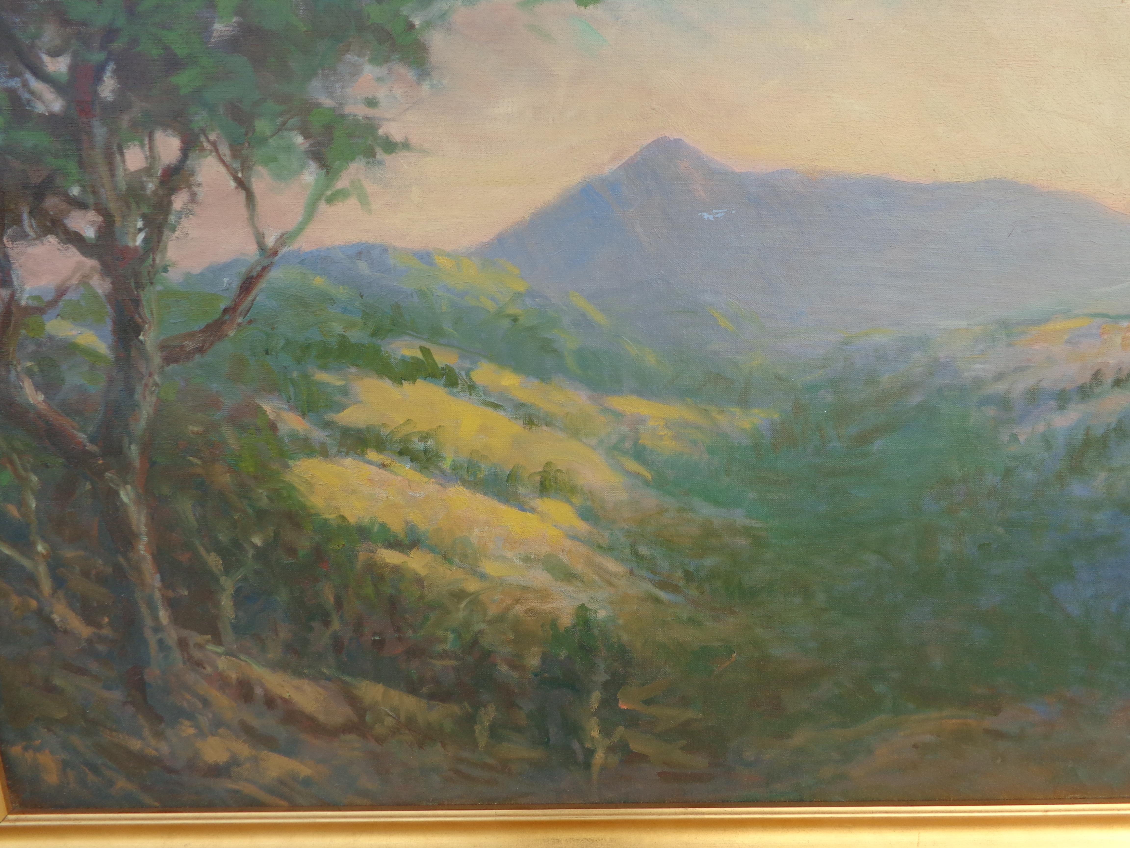 View of Mt Shasta Attributed to Mihran Kevork Serailian In Good Condition For Sale In Pasadena, TX
