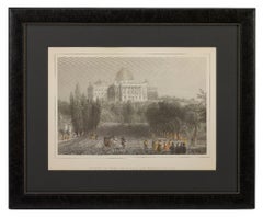 "View of the Capitol at Washington" Print, after William Henry Bartlett