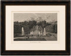 View of the Cascades at Saint-Cloud by Louis-Pierre Baltard, Paris, 1803