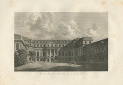 View of the Château de Saint-Cloud from the Second Courtyard, Baltard, 1803