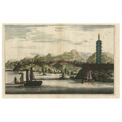 View of the Chinese City of Nanjing with Its Ramparts (Vue de la ville de Nanjing avec ses remparts), 1665
